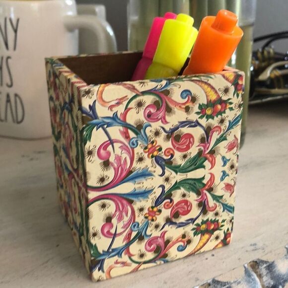 Il Papiro Made in Italy desk, organizer, pencil organizer, make up organizer - Picture 2 of 5